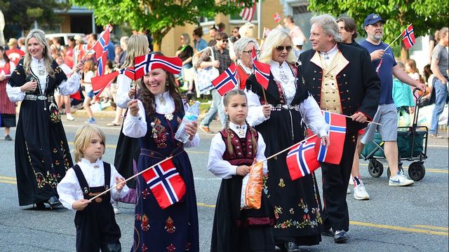 De flesta firade förstås syttende mai på ett fredligt sätt. Foto: Joe Mabel (CC BY-SA 4.0)