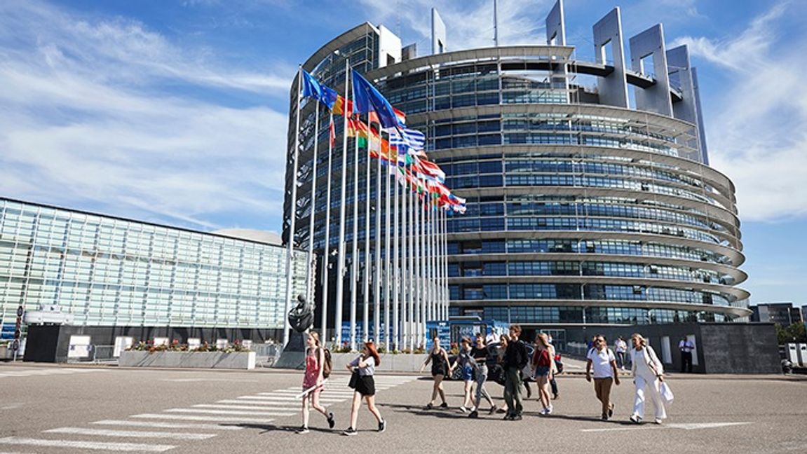 EU-parlamentet i Strasbourg, Frankrike. Foto: Fredrik Persson/TT