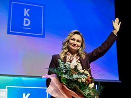 Kristdemokraternas partiledare Ebba Busch på partiets riksting i Linköping. Arkivbild. Anders Wiklund/TT