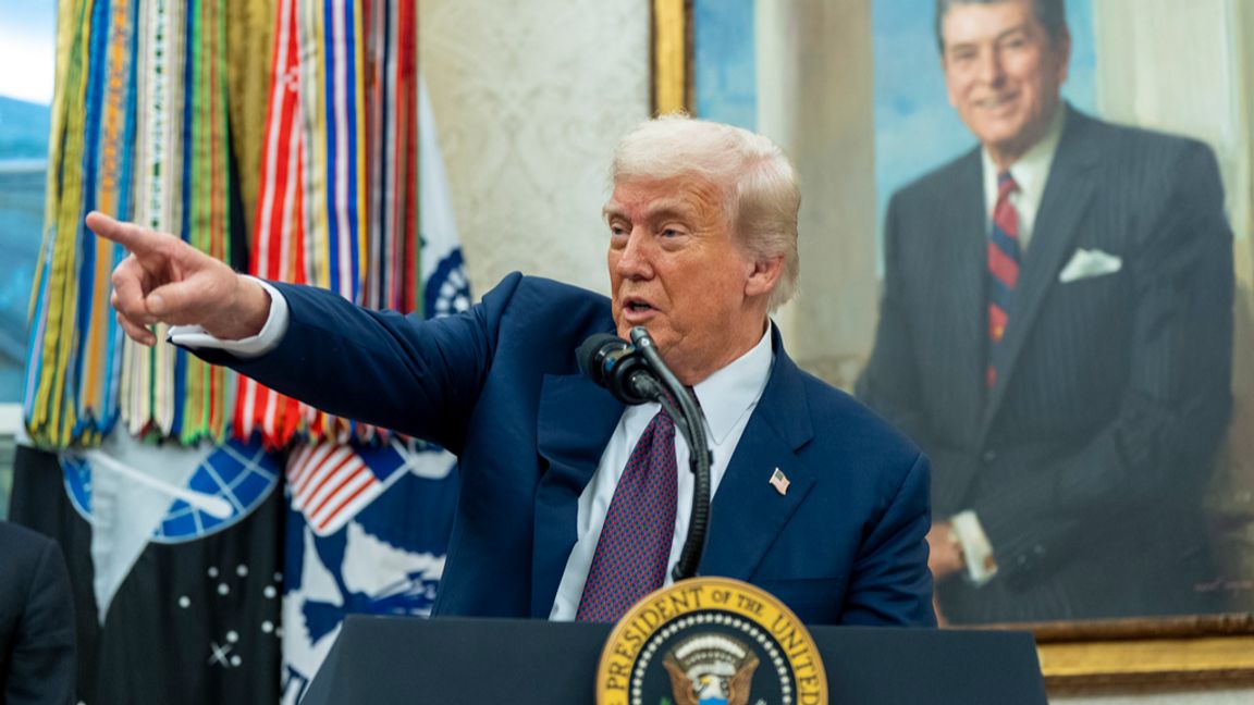 USA:s president Donald Trump. Arkivbild.  Alex Brandon/AP/TT