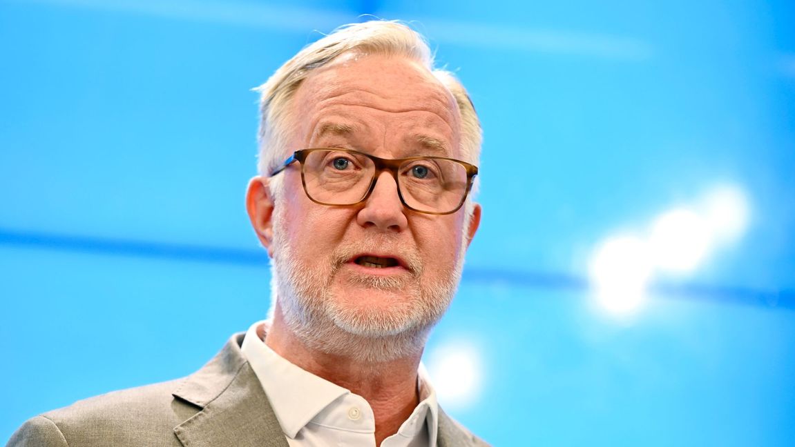 Avgående L-ledaren Johan Pehrson. Foto: Anders Wiklund/TT