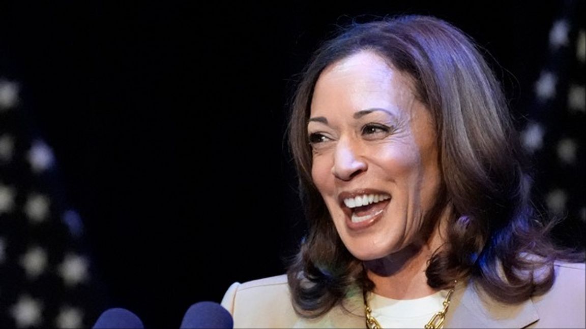 Vad sade Kamala Harris? Foto: AP