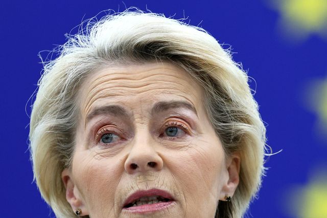 EU-kommissionens ordförande Ursula von der Leyen. Arkivbild. Foto: Antonin Utz/AP/TT