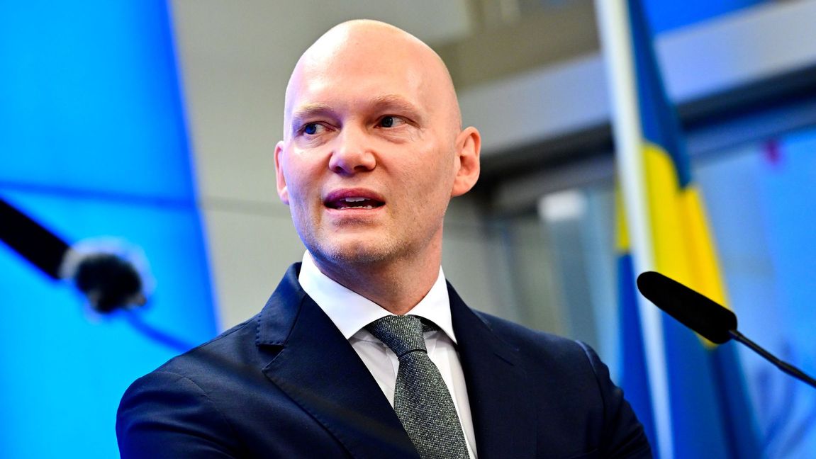 Den nya strukturen blir mer kostnadseffektiv, säger finansmarknadsminister Niklas Wykman (M). Foto: Jonas Ekströmer/TT