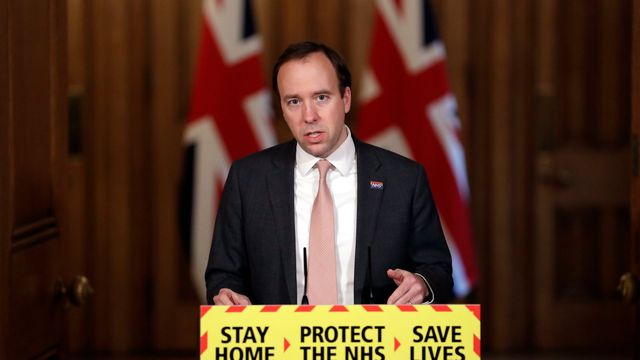 Den brittiske hälsoministern Matt Hancock tror att smittspridningen kan begränsas genom riktad och regelbunden testning. FOTO: Matt Dunham.