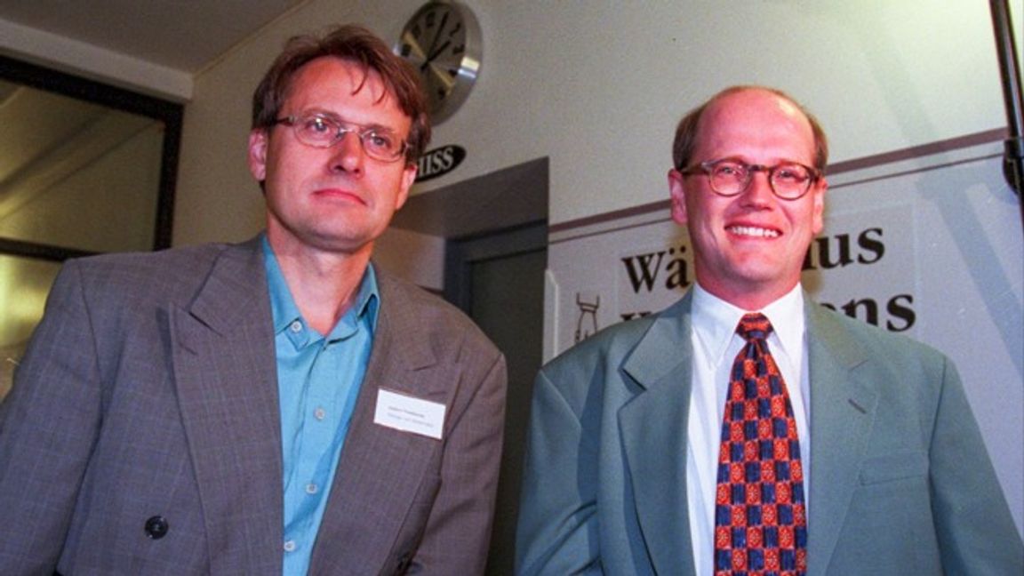 På 90-talet var både Anders Sundström och Thomas Östros ministrar i en socialdemokratisk regering. Arkivbild från 1998. Foto: Ulf Palm/TT