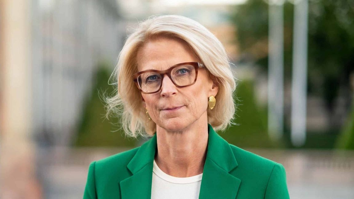 Finansminister Elisabeth Svantesson. Foto: M/press