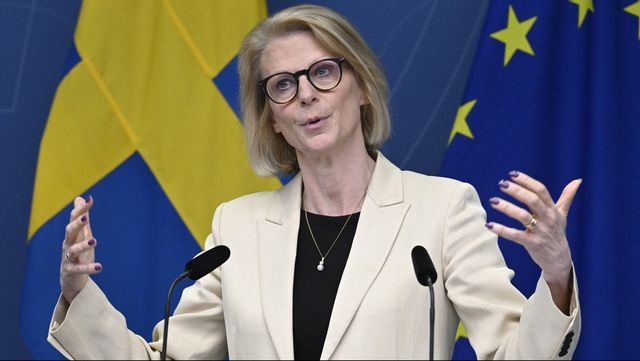 Finansminister Elisabeth Svantesson (M). Arkivbild. Foto: JONAS EKSTRÖMER/TT