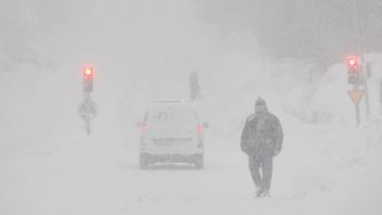 Snöovädret drar in. Arkivbild. Foto: Mats Andersson/TT