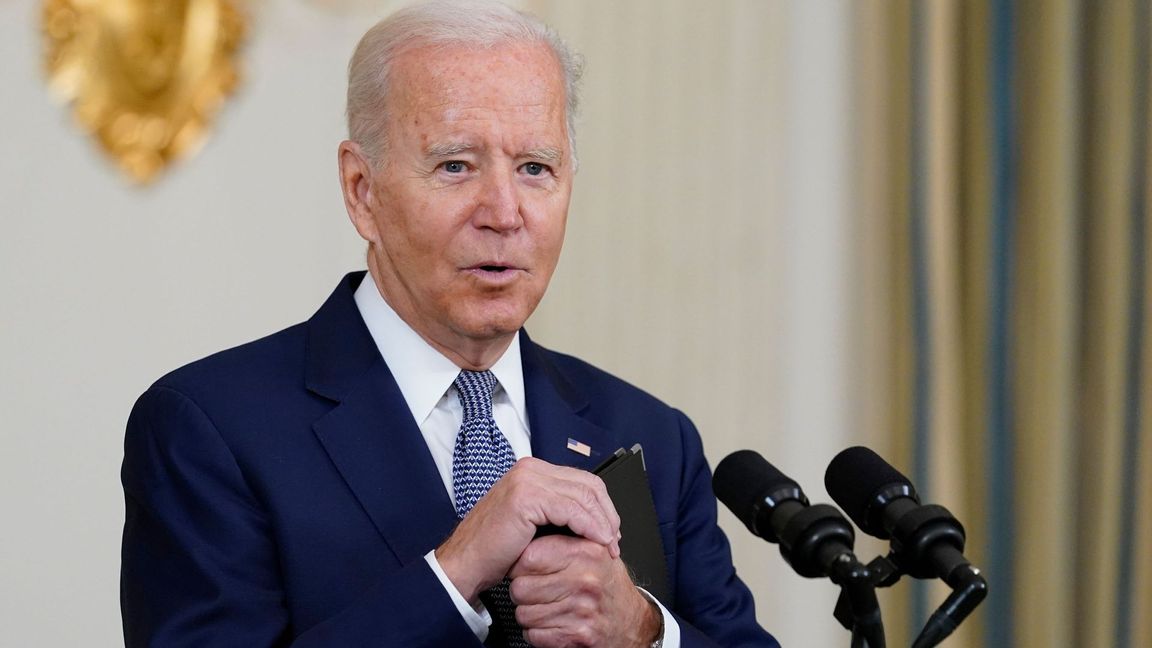 President Joe Biden vill att allmänheten ska få tillgång till FBI:s dokument om utredning av terrorattackerna i USA i september 2001. Foto: Susan Walsh/AP/TT.