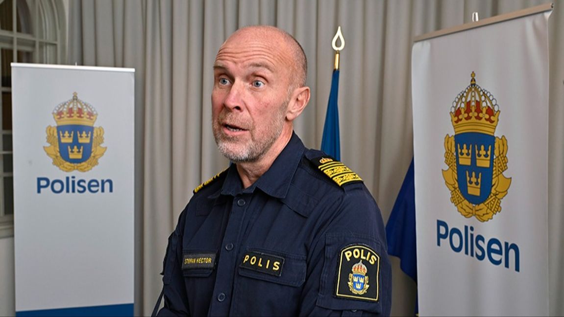 Biträdande rikspolischef Stefan Hector. Foto: Jonas Ekströmer/TT