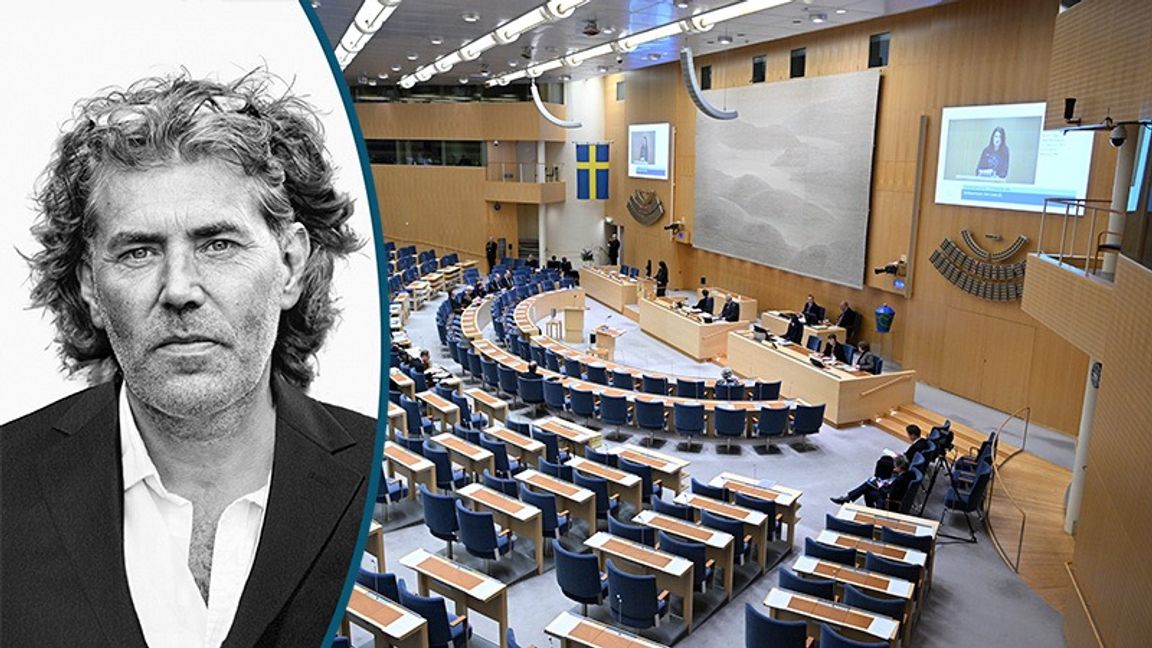 Är riksdagen hjärtat i en statstro av närmast religiös karaktär? Foto: Karl Gabor / Jessica Gow/TT