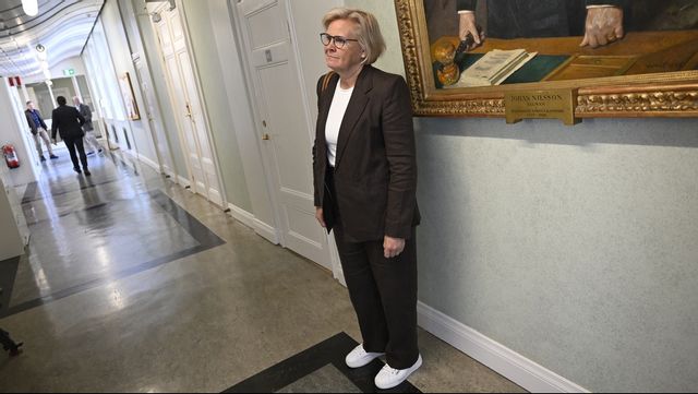 Rikspolischefen tycker att man bör kontakta polisen om barnen har appen Signal. Foto: Fredrik Sandberg/TT