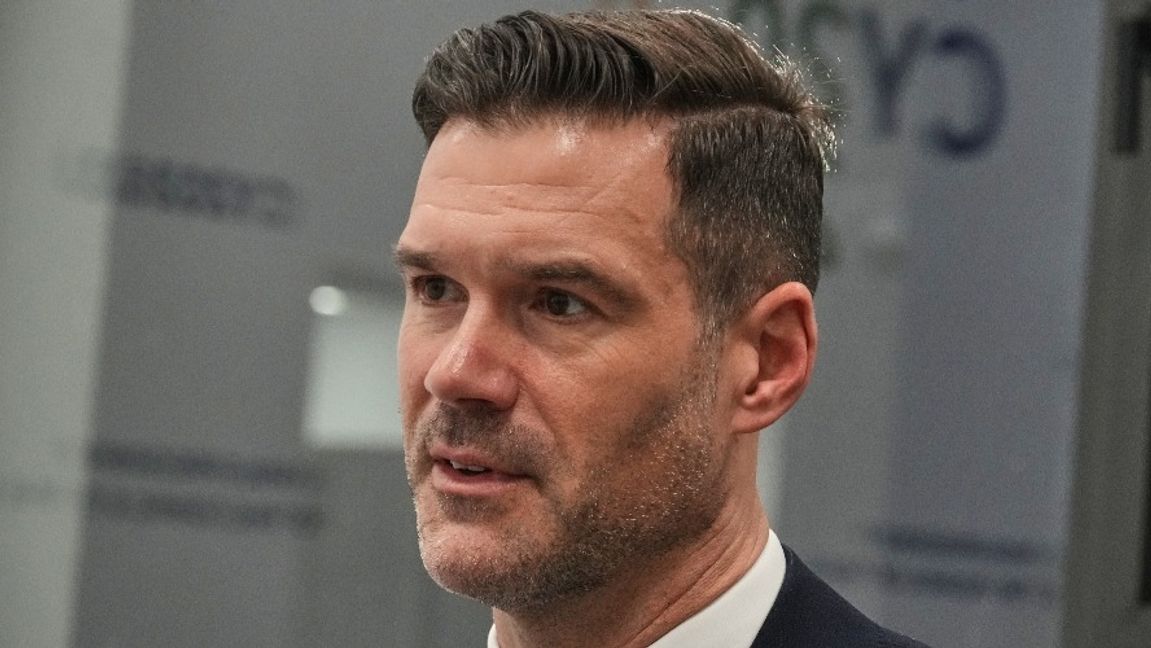 Migrationsministern Johan Forssell. Foto: Petros Karadjias /AP/TT