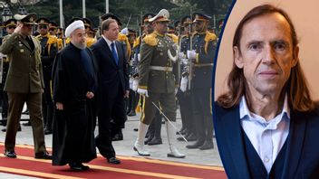 Stefan Löfven (S) tillsammans med den iranske presidenten Hassan Rohani vid statsbesöket 2017. Foto: Jenny Petersson/TT