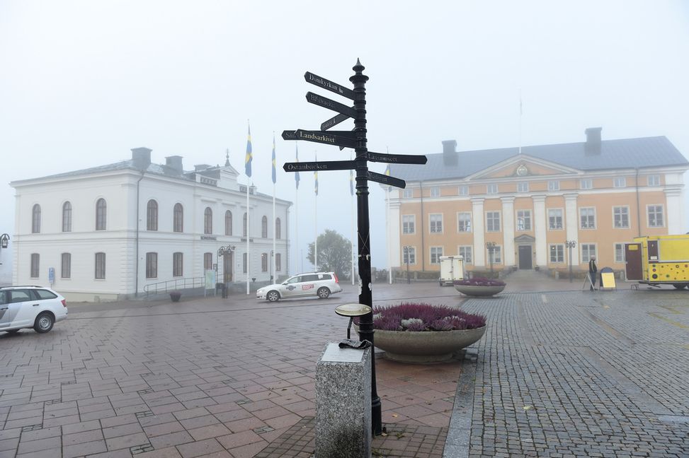 På bilden länsresidenset i Härnösand, där landshövdingen för Västernorrland Carin Jämtin bor. Fredrik Sandberg/TT