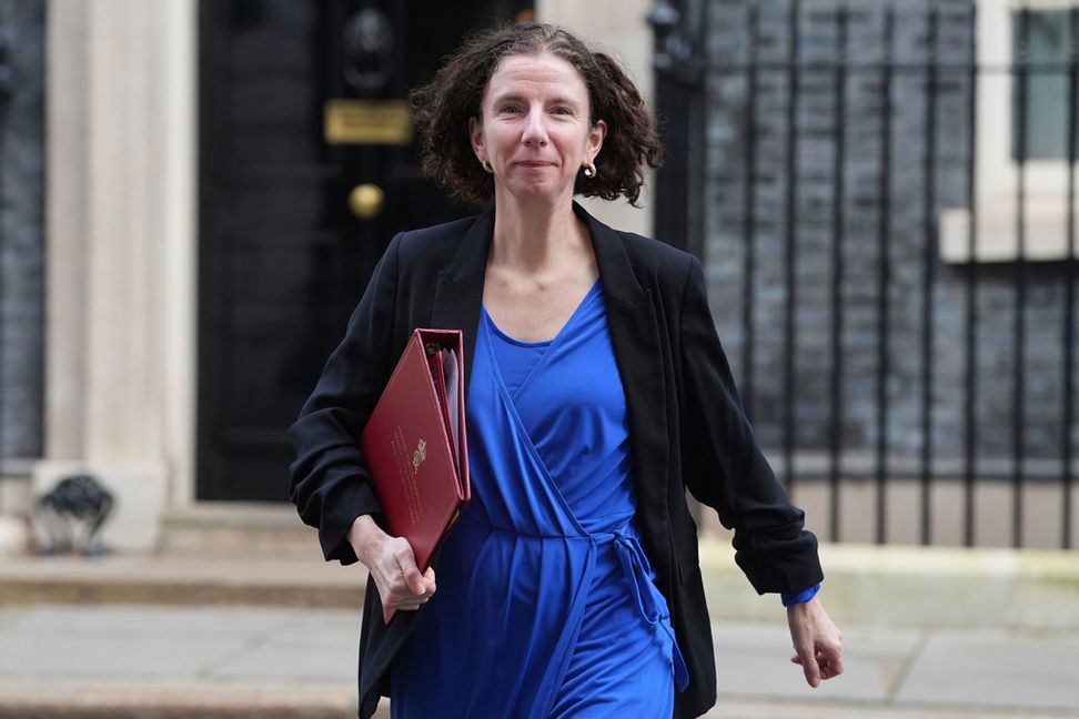 Anneliese Dodds. Bild tagen på Downing Street i London i januari. Foto: Lucy North/PA via AP/TT