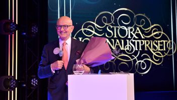 Kadhammar har en bra skala för de journalister som inte når upp till hans nivå. Foto: Jessica Gow/TT