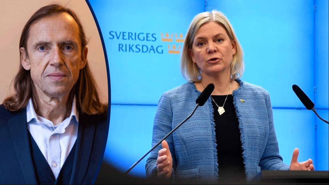 Magdalena Andersson (S) fortsätter sitt krypskytte mot regeringen i Natofrågan. Foto: Lars Schröder/TT