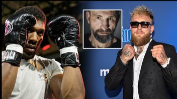  Legendariska boxaren Anthony Joshua (Vänster). Foto: AP Photo/Hassan Ammar/TT. F.d boxaren Paolo Roberto (Mitten) Foto: Linus Sundahl-Djerf SVD / TT /. Influencern Jake Paul. Foto: TT/ Evan Agostini/Invision/AP. 