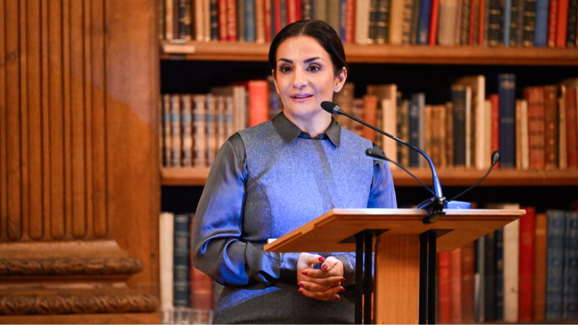 Kulturminister Parisa ”Attila” Liljestrand – Guds gissel över svensk filmindustri. Foto: Jessica Gow/TT