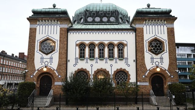 Synagogan i Malmö. Foto: Johan Nilsson/TT