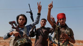 Beduinkrigare i närheten av Sweida, 22 juli 2025. Foto: Omar Sanadiki / TT