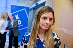 KD:s partisekreterare Liza-Maria Norlin. Pontus Lundahl/TT