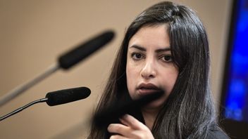 Vänsterpartiets partiledare Nooshi Dadgostar.
Foto: Janerik Henriksson/TT.