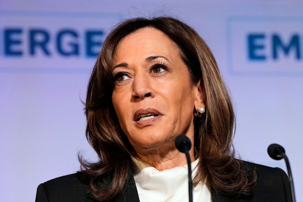 USA:s tidigare vicepresident Kamala Harris. Arkivbild. Foto: Godofredo A. Vásquez/AP/TT