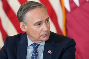 Boeings vd Kelly Ortberg. Arkivbild. Foto: Alex Brandon/AP/TT