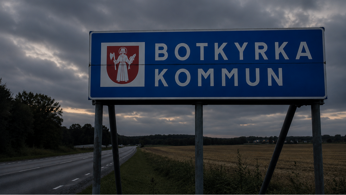 Botkyrka kommun är ett exempel på att kriminalitet börjar infiltrera demokratin. Bild: AI 