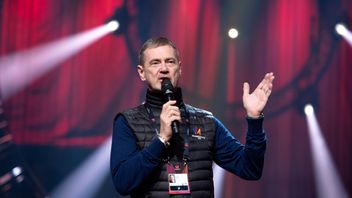 Christer Björkman på Scandinavuims scen i Göteborg 2019. Foto: Jessica Gow/TT