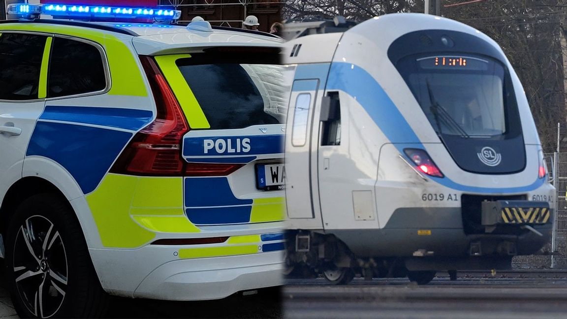 Vid lunchrusningen larmades polisen om att en man sågs med ett pistolliknande föremål i handen. Foto: Tomas Hedlund och Jessica Gow/TT