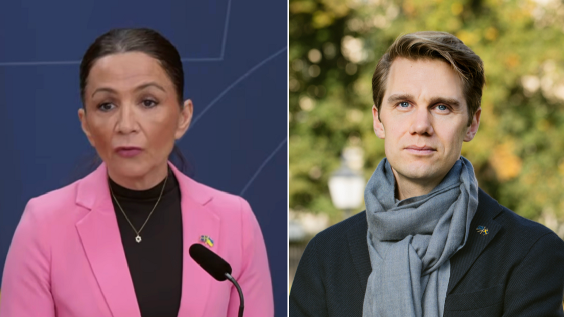 Gulan Avci och Rasmus Jonlund. Foto: Regeringskansliet/Liberalerna