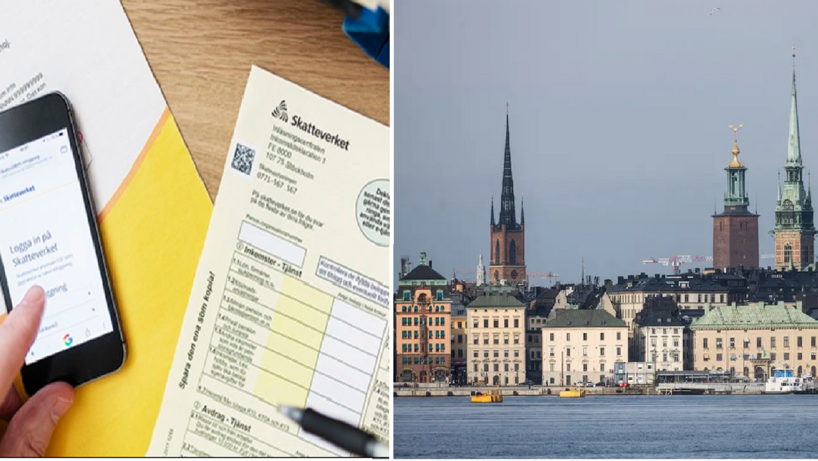 Stockholmarna utmärker sig genom högre inkomster och mer aktiehandel i årets deklarationer, enligt Skatteverkets expert Johan Schauman. Foto:  TT/Montage Bulletin