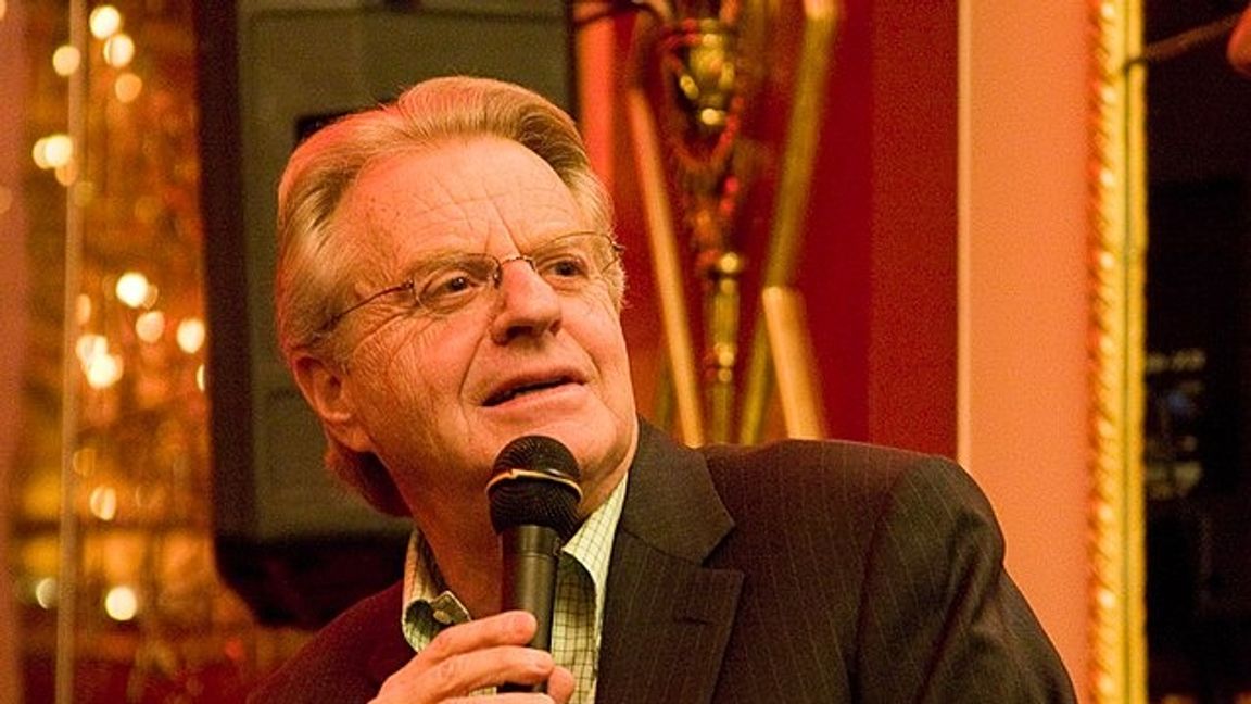 Jerry Springer. Foto: Justin Hoch (CC BY 2.0)