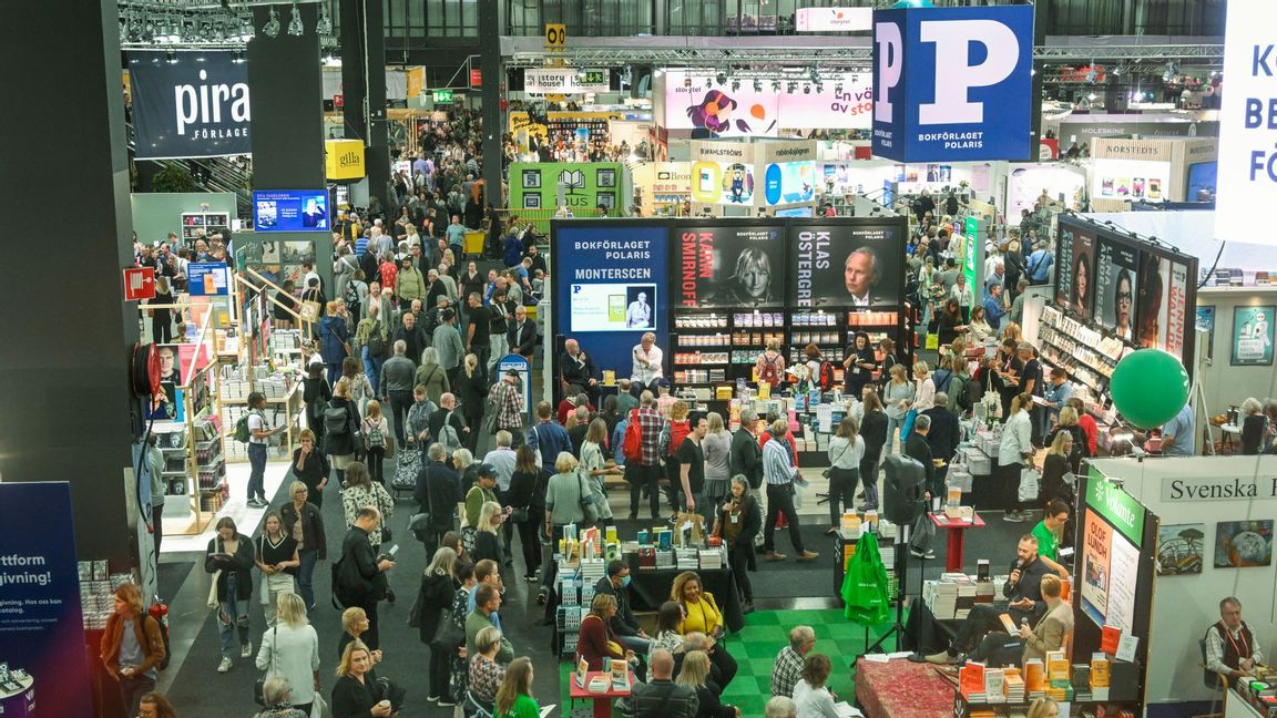 Genrebild, Bokmässan 2022. Foto: Fredrik Sandberg/TT