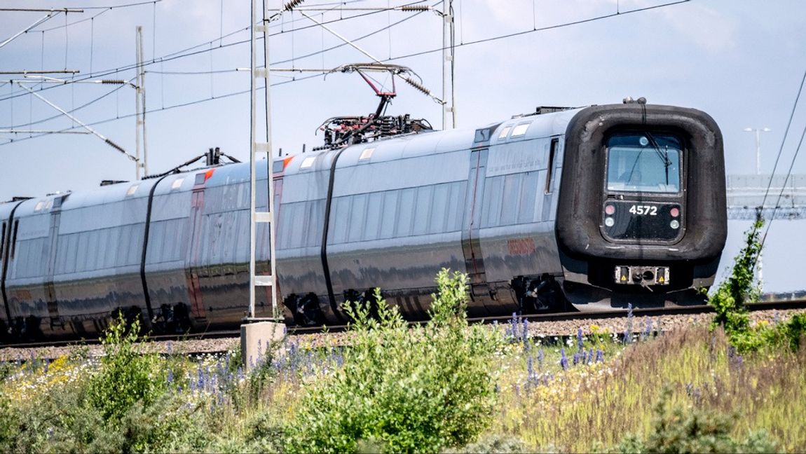 Hittills har tågtrafiken genom Danmark inte påverkats av några gränskontroller. Arkivbild. Foto: JOHAN NILSSON/TT