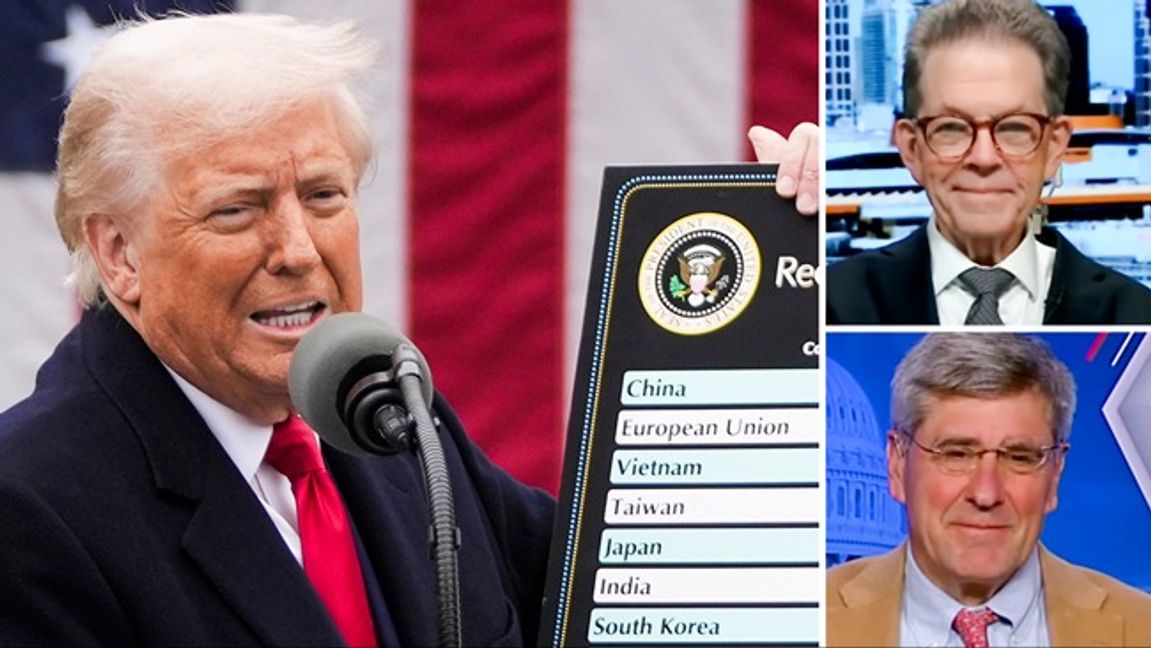 Två tunga ekonomer uppmanar nu Donald Trump att erbjuda frihandel. Foto: AP/Fox Business