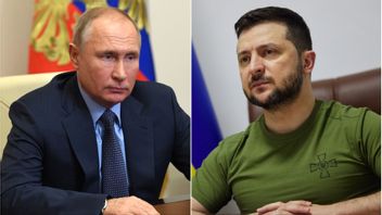 Vladimir Putin och Volodymyr Zelenskyj. Foto: CC BY 4.0/Wikimedia Commons