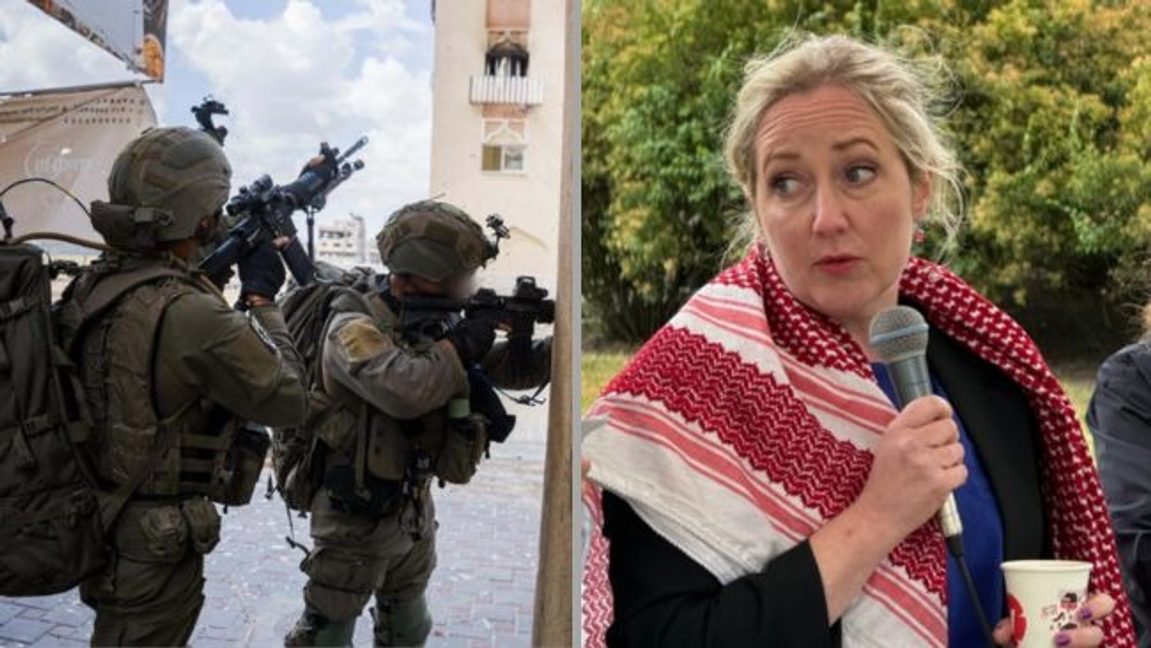Hanna Gedin (V). Foto: IDF Spokesperson’s Unit / Alexandra Koch, CC BY-SA 4.0