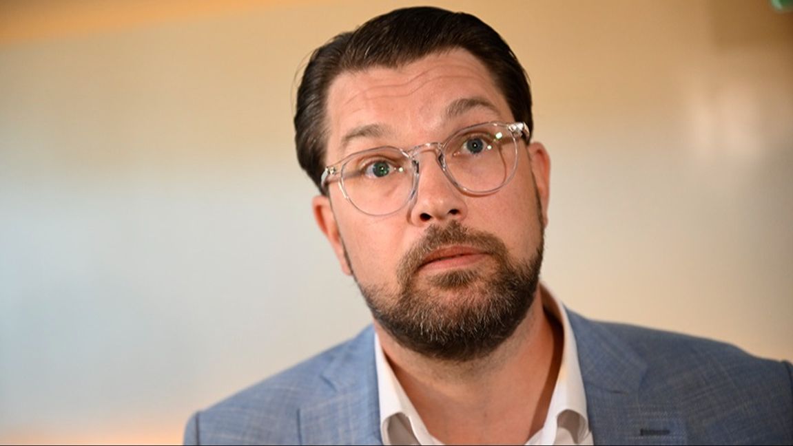 Förtroendet för Jimmie Åkesson går nedåt, enligt en ny mätning från Novus. Foto: Pontus Lundahl/TT