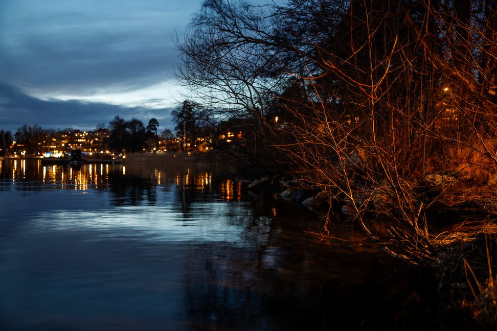 Mänskliga kvarlevor hittades den 8 mars vid Hässelby strandbad. Det finns ingen misstanke om brott. Nicklas Thegerström/TT