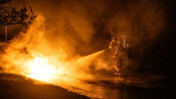 Ytterligare en storbrand i Trollhättan. Polisen misstänker att kriminella gäng ligger bakom. Foto: Joachim Nywall/TT
