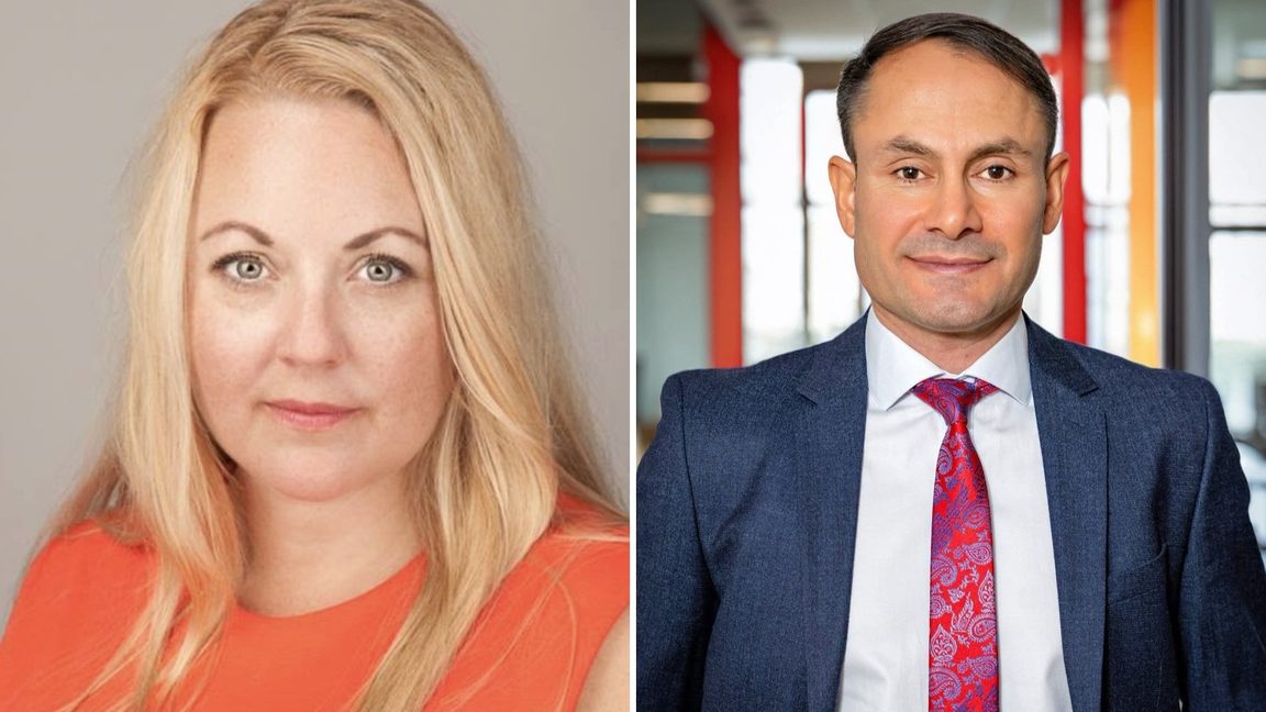 Rebecca Weidmo Uvell och Mikail Yüksel. Foto: Skärmdump/Facebook