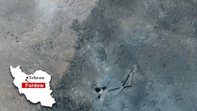 Satellitbild över Fordow. Foto: X