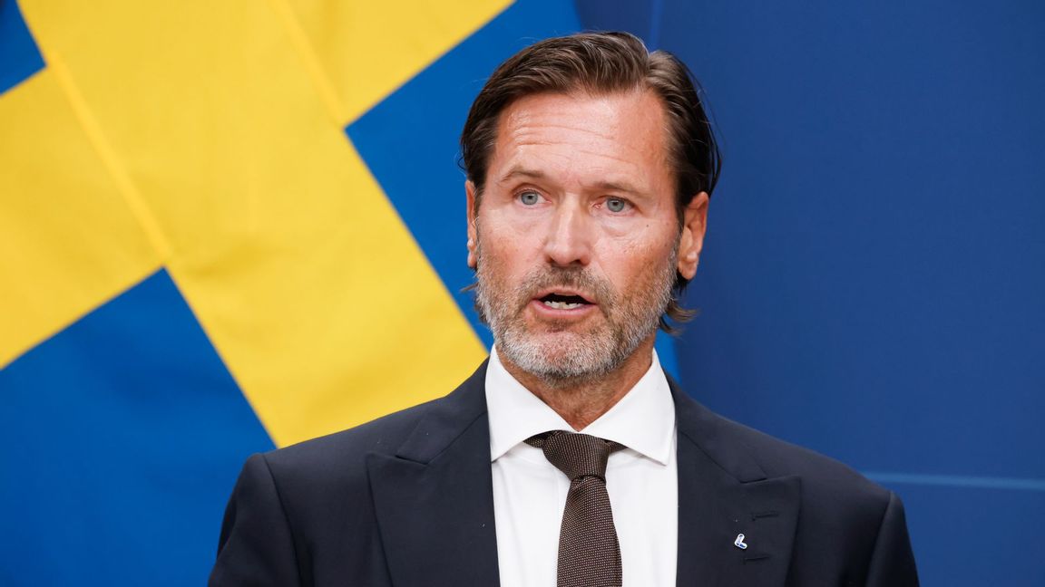 Martin Melin (L) petades ned på Stockholms riksdagslista och riskerar att förlora sin plats i riksdagen. Foto: Cornelia Nordström/TT