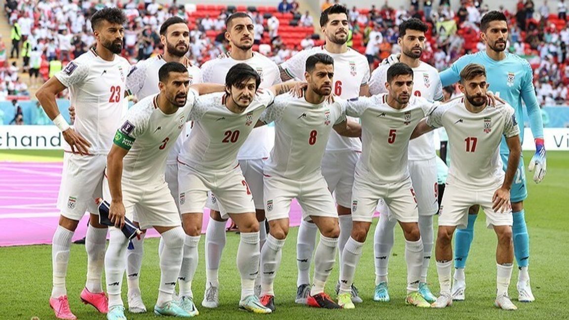 Irans landslag 2022. Foto: Hossein Zohrevand/Tasnim (CC BY 4.0)