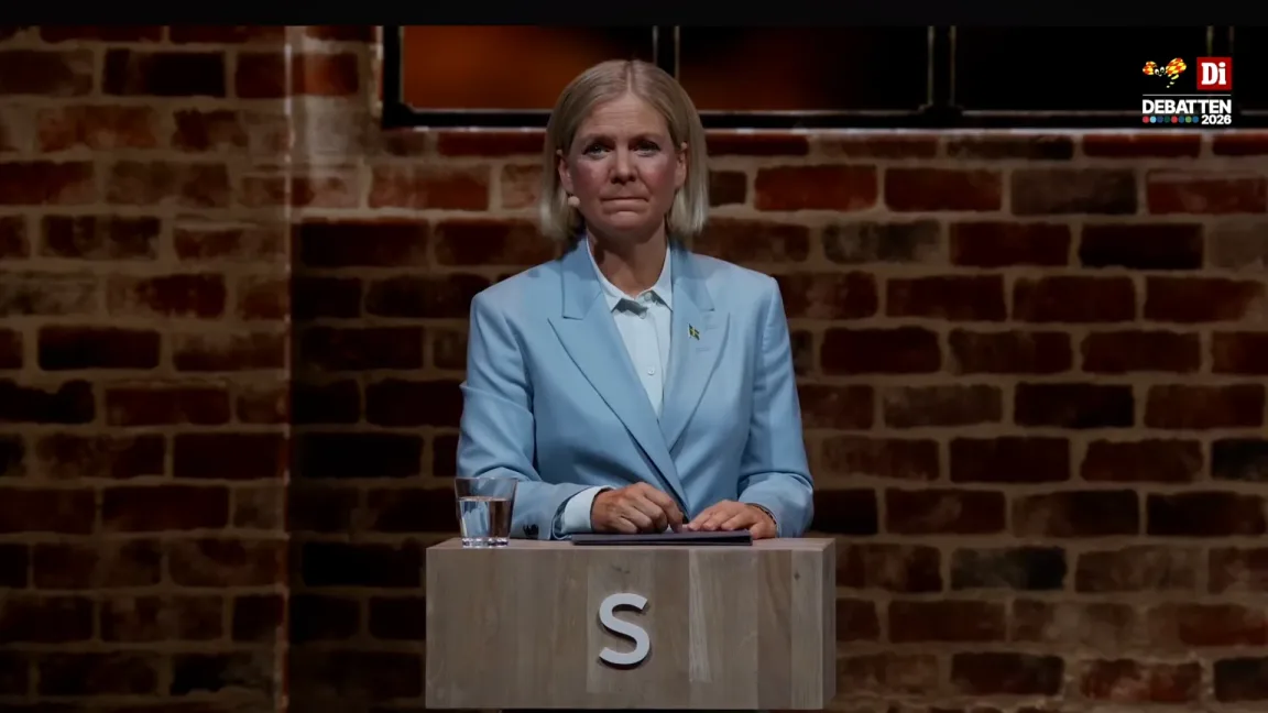 I nästan varje debatt lyfts skattesänkningarna, men hur är Anderssons moral? Foto: SkärmdumpDI/Expressen
